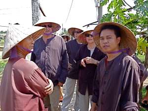 Travaux champetral des paysans a Hoi An