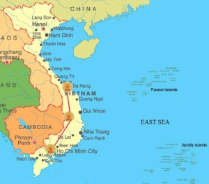 Carte de la ville de DaNang