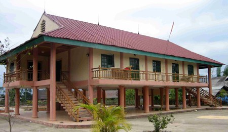 maison sur pilotis des Thai