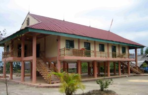 maison sur pilotis des Thai