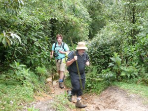 Le grand papa et son fils...