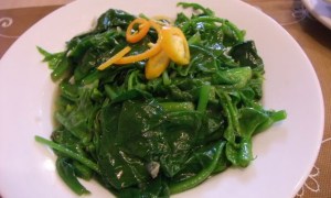 baselles sautées à l'ail